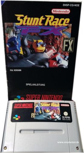 Super Nintendo SNES Spiel Stunt Race FX